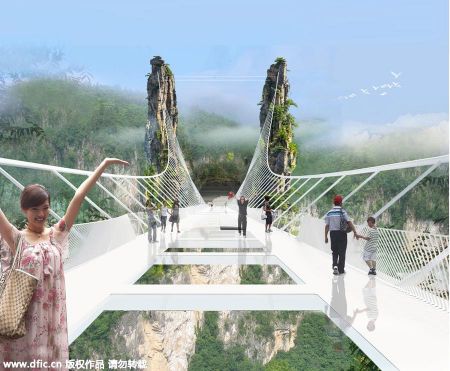 (miniature) plus grand pont transparent en Chine