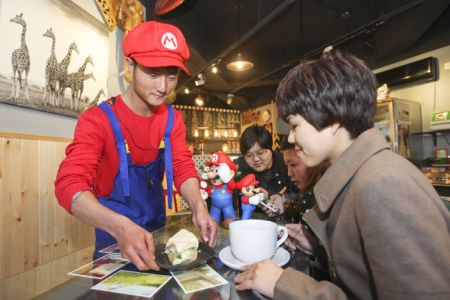 (miniature) Un restaurant Super Mario en Chine