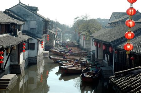 (miniature) ville d'eau de Zhouzhuang