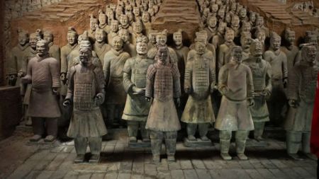 (miniature) Chine : l'armée enterrée réalisée avec l'aide des Grecs, 1 500 ans avant Marc Polo