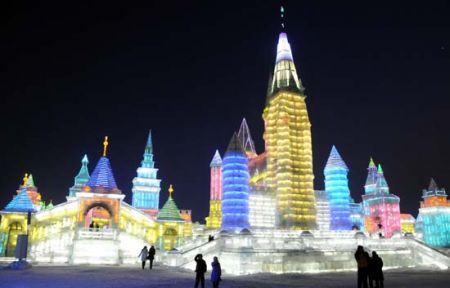 (miniature) Des monuments en glace à Harbin