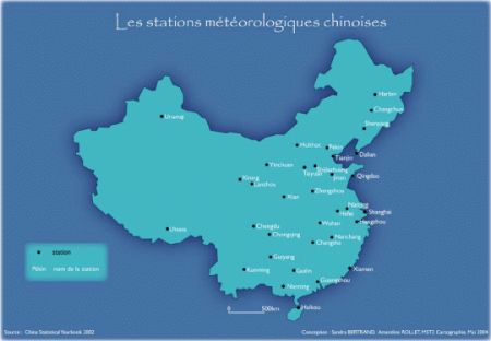 (miniature) Stations météos en Chine