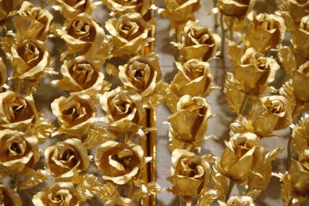 (miniature) roses en or
