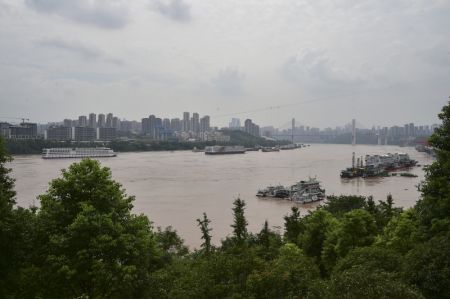 (miniature) Photo prise le 7 septembre 2021 d'une zone inondée dans la municipalité de Chongqing