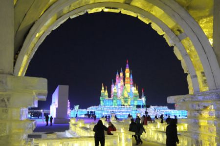 (miniature) Des monuments en glace à Harbin