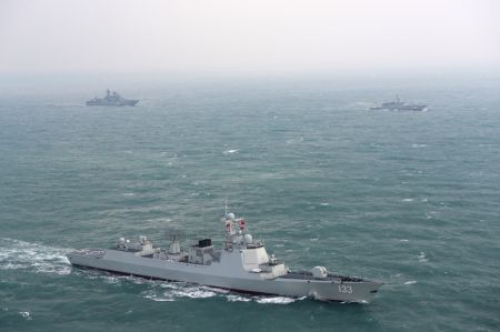 (miniature) Des navires de guerre chinois et russes participent aux exercices navals conjoints Joint Sea 2022