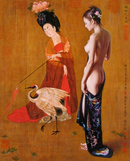 (miniature) femme chinoise nue