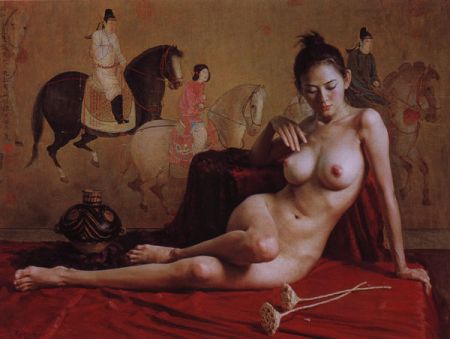 (miniature) femme nue