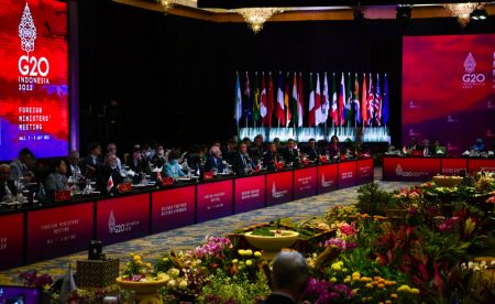 (miniature) Les ministres des Affaires étrangères des pays du groupe G20 se réunissent à Bali