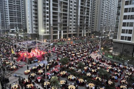 (miniature) Banquet géant avec 808 tables dans une rue de Canton