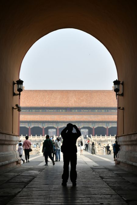 (miniature) Des touristes visitent le Musée du Palais à Beijing