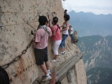 Photos au mont Hua : le sentier le plus dangereux du monde