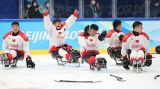 Photos : Para-hockey sur glace aux Jeux paralympiques d'hiver de Pkin 2022