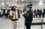 Photos Chine : passagers arrivant de l'tranger  Shanghai