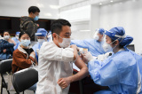Photos (COVID-19) Chine : vaccination  Pkin