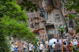 Photos Chine : la conservation des temples rupestres  Chongqing