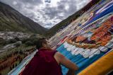 Photos Chine : un rituel annuel bouddhiste au Tibet