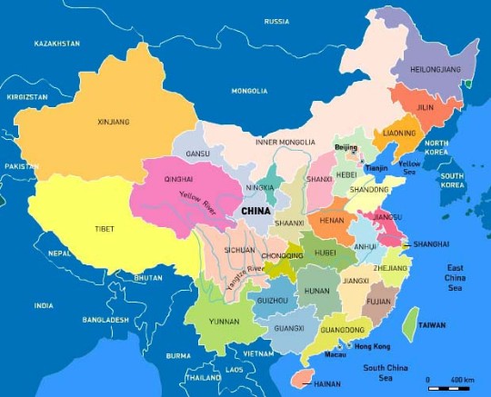 Carte De Chine Chine Informations