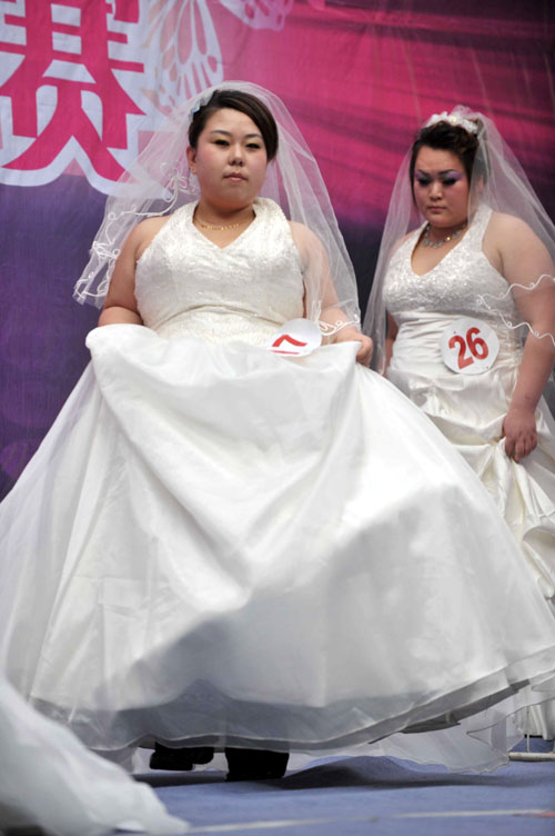 Election De Miss Obèse En Robe De Mariée Chine Informations