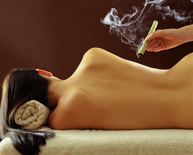 moxibustion