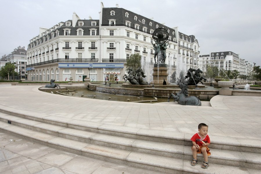 copie d'un quartier parisien en Chine