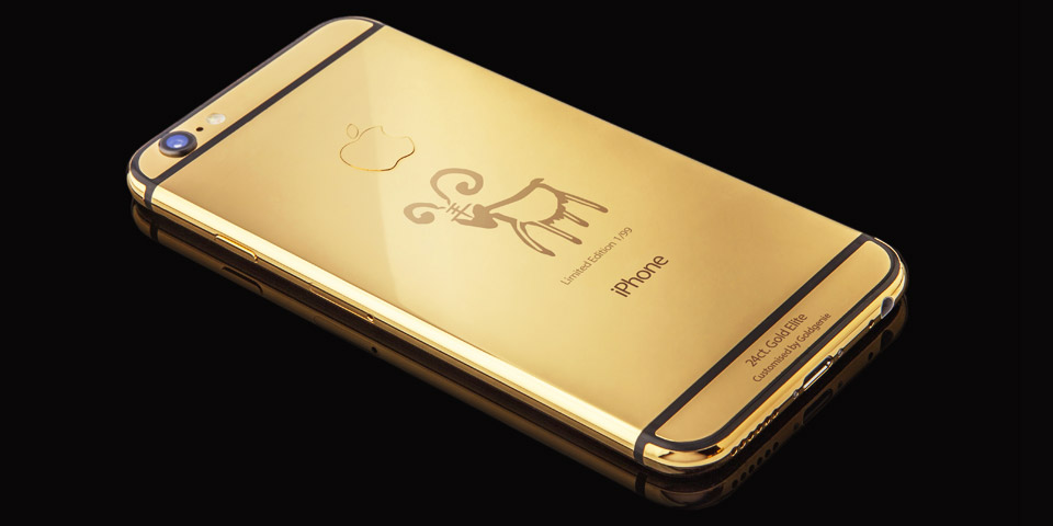 iPhone 6 en or pour l'année de la Chèvre