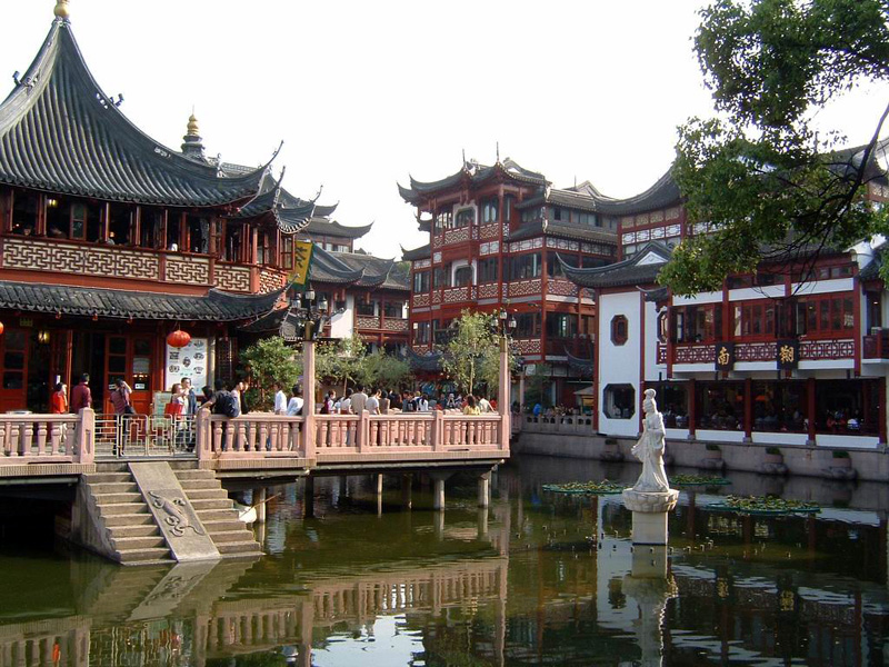 jardin yuyuan à Shanghai