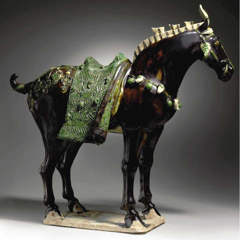 cheval Tang céramique