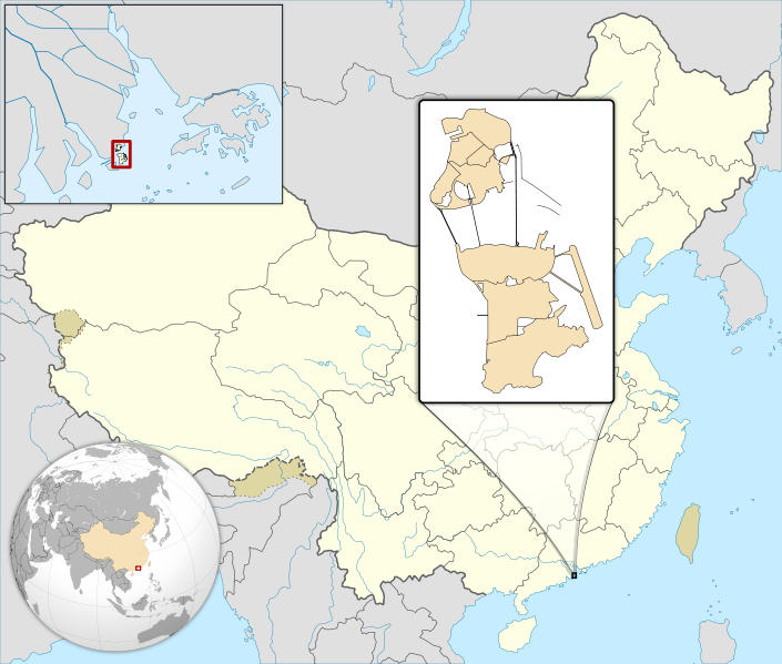 Carte de Macao