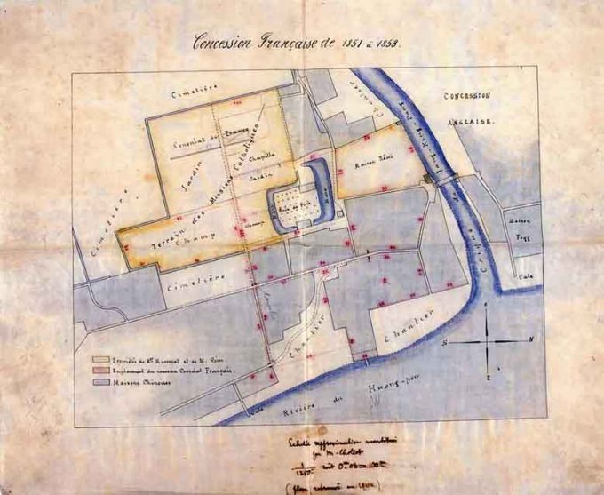 Concession Française à Shanghai 1851 - 1853