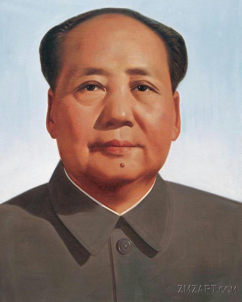 portrait de Mao Zedong