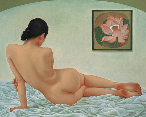 fesses d'une Chinoise nue
