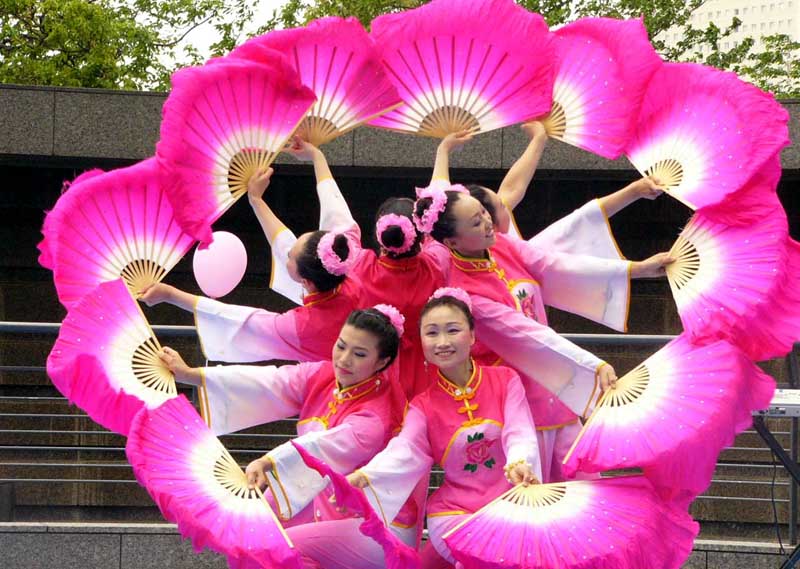 danse des éventails