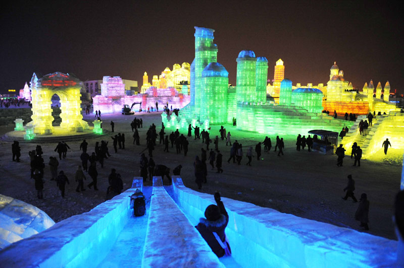 toboggan de glace