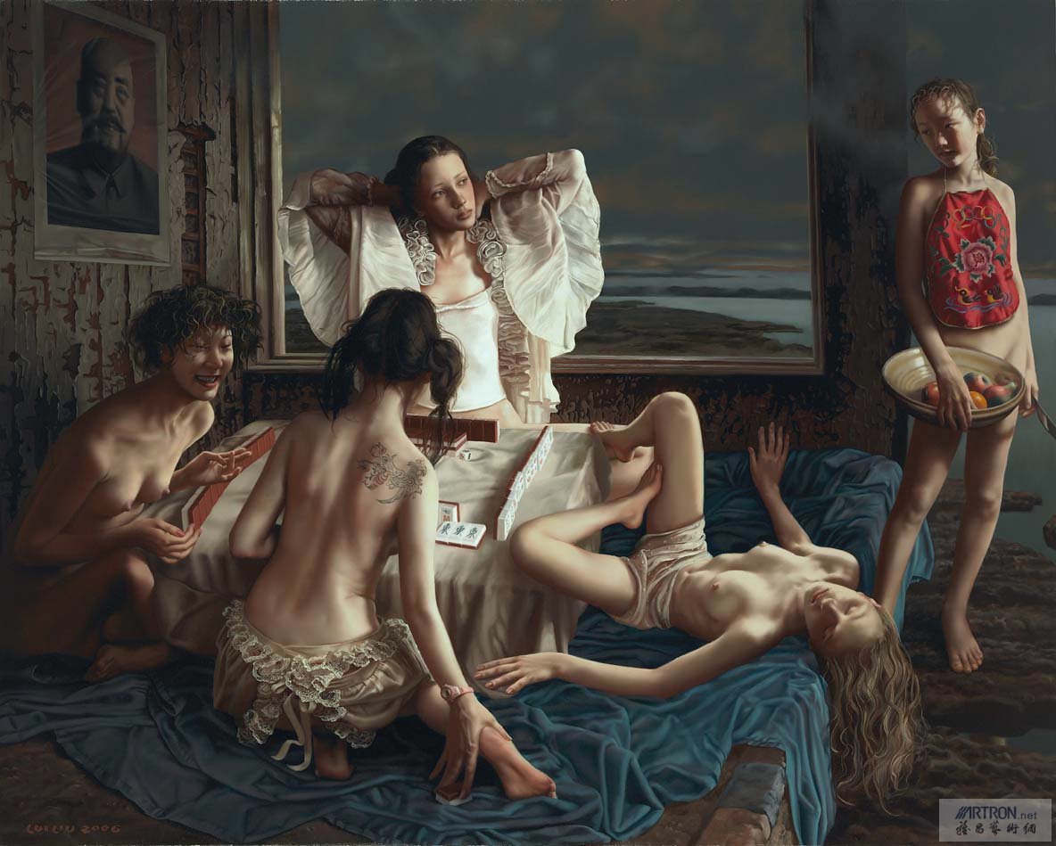 chinoises nues mahjong - Liu Yi
