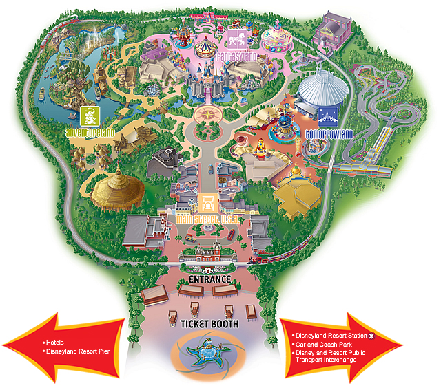 plan dysneyland Hong Kong