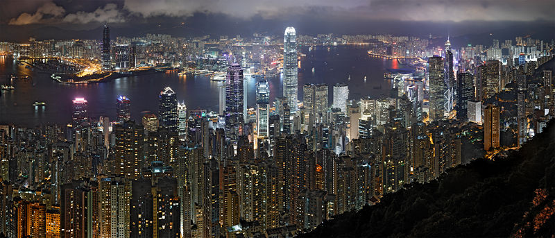 Hong Kong la nuit