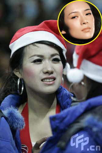 "shanzhai Zhang Ziyi", une sosie de Zhang Ziyi