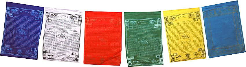 drapeau de prière tibétain
