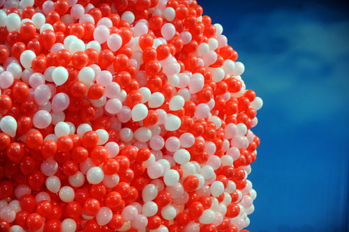 plus grande grappe de ballons du monde