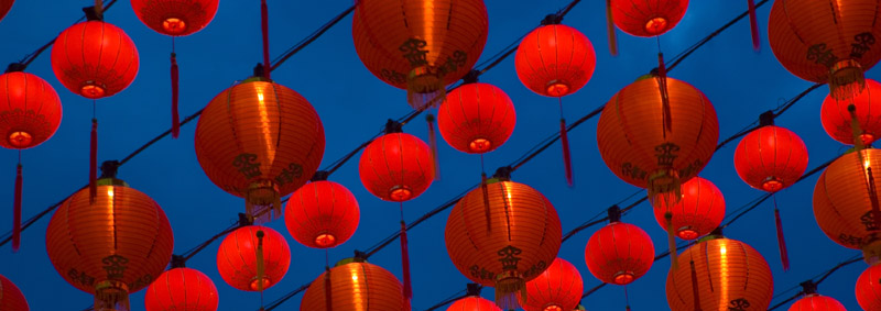 lampions, lanternes chinoises