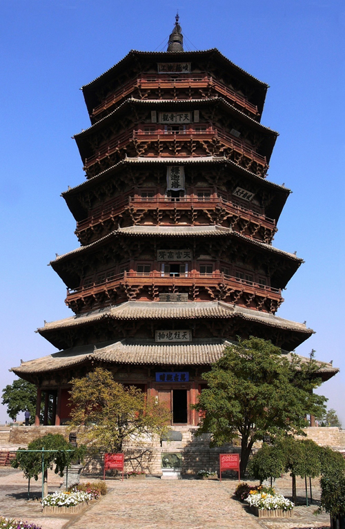 Pagode Sakayamuni du temple Fogong