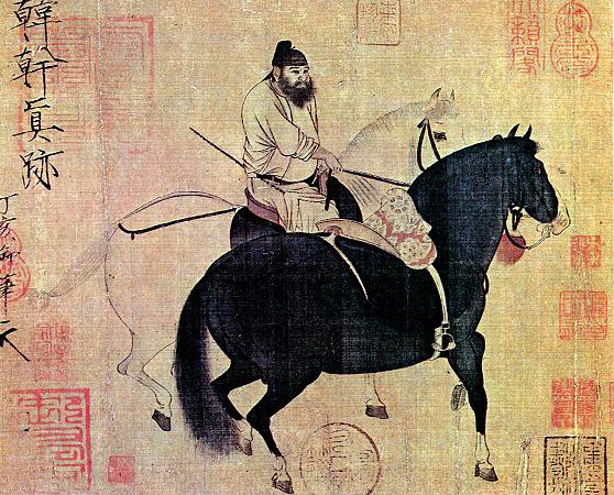 peinture chinoise cheval