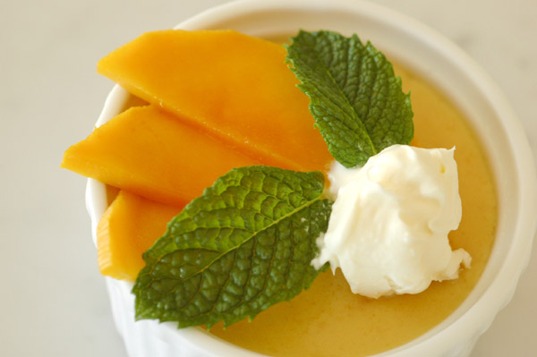 pudding de mangue