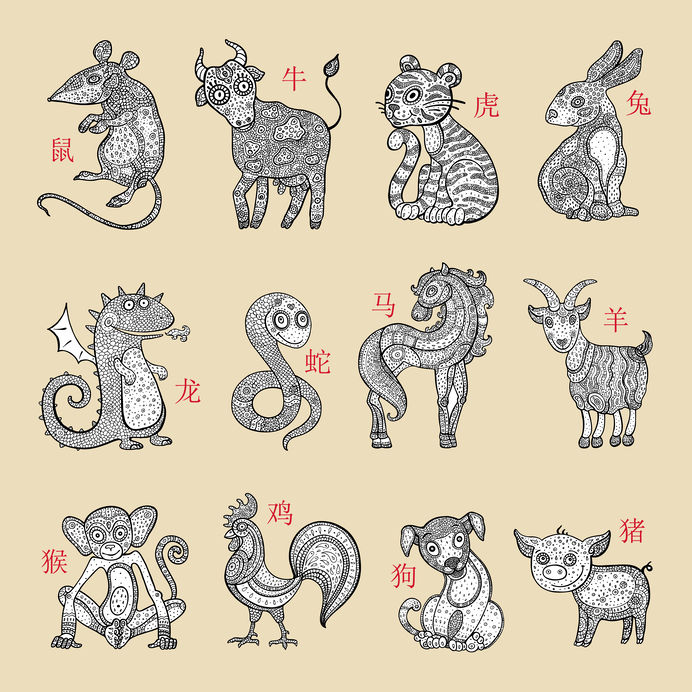 animaux du zodiaque chinois