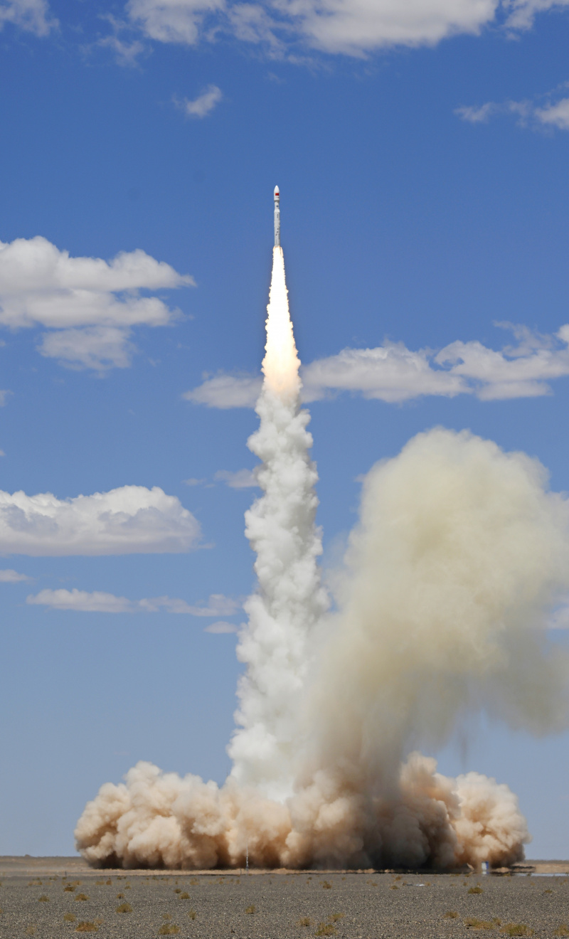 Une fusée porteuse Lijian-1 Y2 décolle depuis le Centre de lancement de satellites de Jiuquan