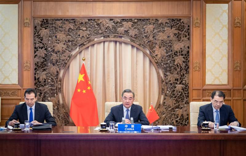 Le conseiller d'Etat et ministre des Affaires étrangères de la Chine
