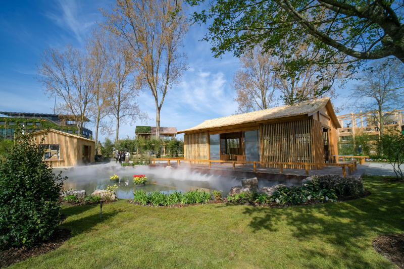 Pavillon de Chine à l'Exposition mondiale de l'horticulture (Floriade Expo 2022) à Almere