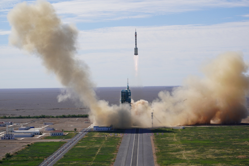 Le vaisseau spatial habité Shenzhou-12