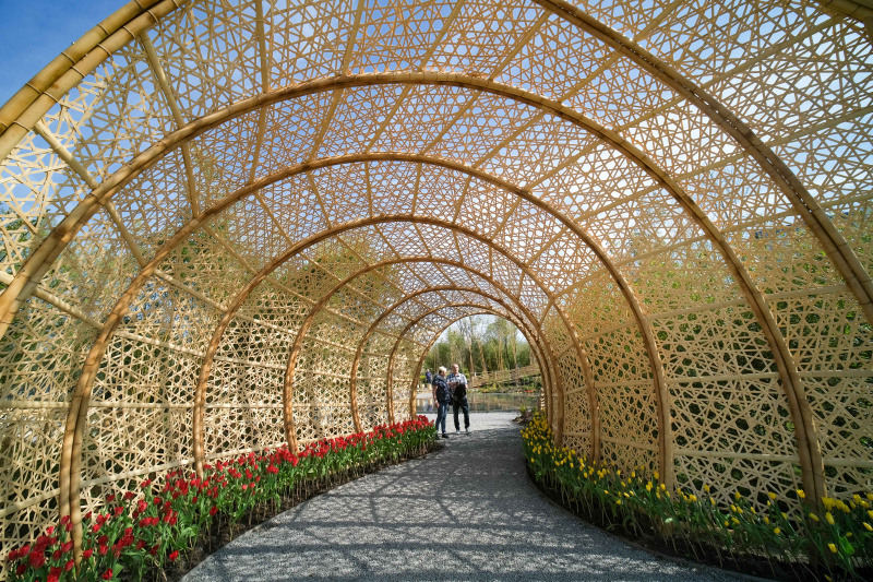 Pavillon de Chine à l'Exposition mondiale de l'horticulture (Floriade Expo 2022) à Almere